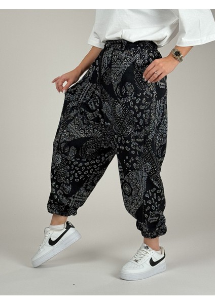 Etnik Desenli Kadın Şalvar Pantolon COC1095 fiyatları