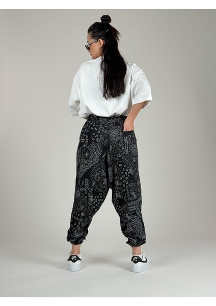 Etnik Desenli Kadın Şalvar Pantolon COC1095 indirimleri