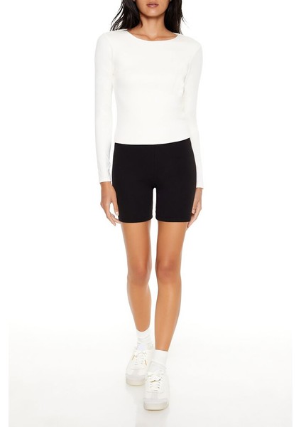 Uzun Kollu Yuvarlak Yaka Tişört fiyatları