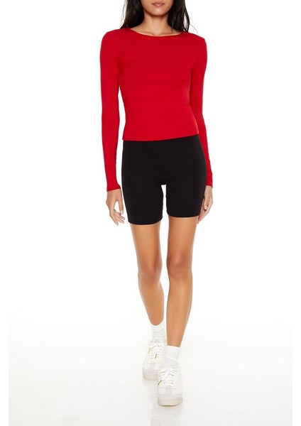 Uzun Kollu Yuvarlak Yaka Tişört fiyatları