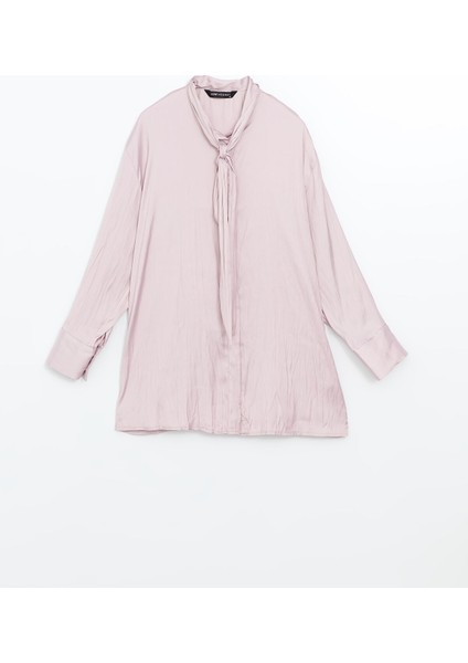 Yeni Sezon Oversize Saten Kadın Gömlek Tunik indirimleri