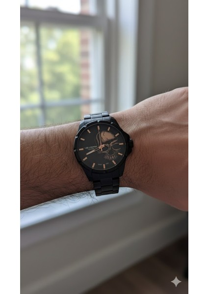 Erkek Kol Saati Siyah Renk, Siyah Kadran - Şık Metal Kordon, 2 Yıl Garantili modelleri