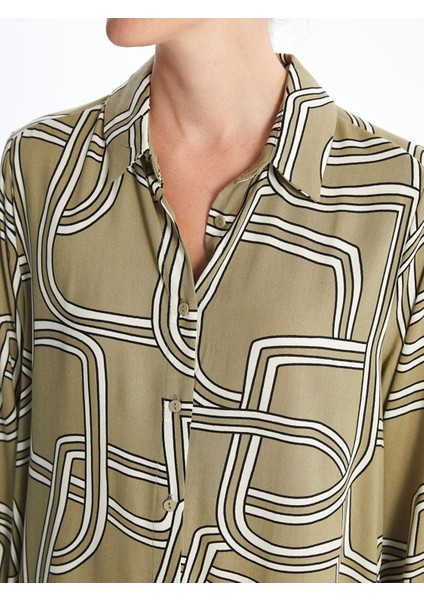 Yeni Sezon Desenli Kadın Gömlek Tunik modelleri