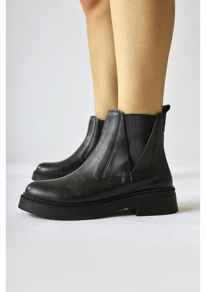 Kadın Soğuk Geçirmez Siyah Kışlık Bot