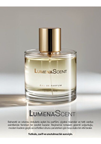 L301 Kadın Parfüm Oryantal Vanilyalı EDP 50 ml Uzun Süre Kalıcı indirimleri