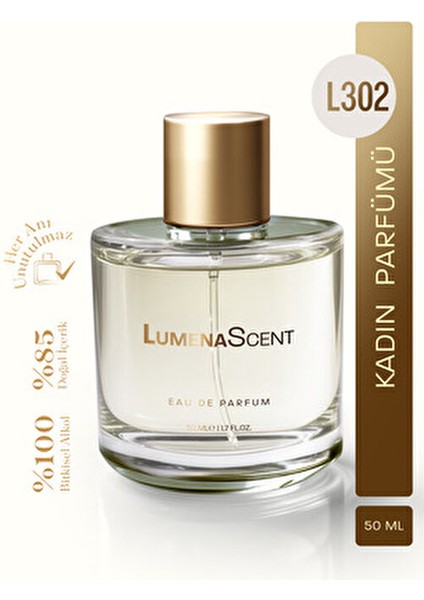 L302 EDP Kadın Parfüm Oryantal Vanilyalı 50 ml Hediyelik Seçenek indirimleri