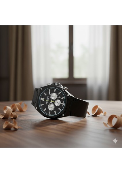 Erkek Kol Saati Siyah Renk, Siyah Kadran - Şık Metal Kordon, 2 Yıl Garantili fiyatları