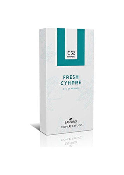 E-32 Erkek Parfüm 100 ml Edp Ferah ve Çekici Koku ile Gün Boyu Kalıcılık