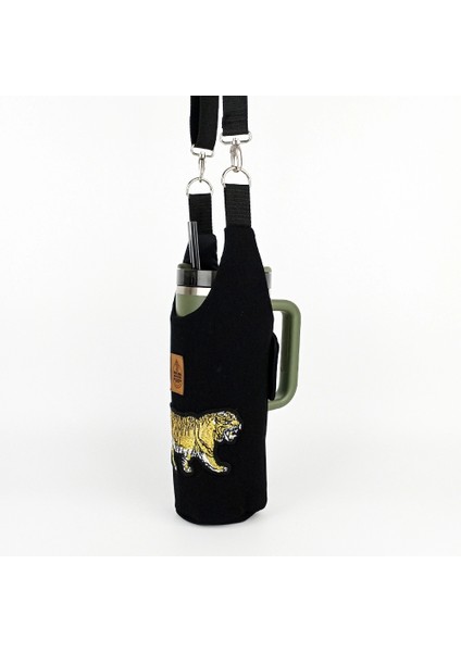 El Yapımı Kaplan Termos Kılıfı Kulplu Model Quencher Pipetli 1,18 indirimleri