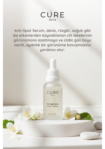 Cilt Beyazlatıcı, Koyu Leke Karşıtı, Cilt Tonu Eşitleyen, Arbutin Leke Serumu 30 ml modelleri