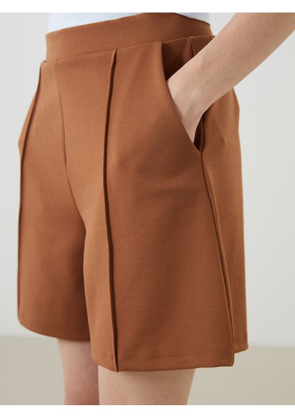 Yeni Sezon Beli Lastikli Kadın Şort modelleri