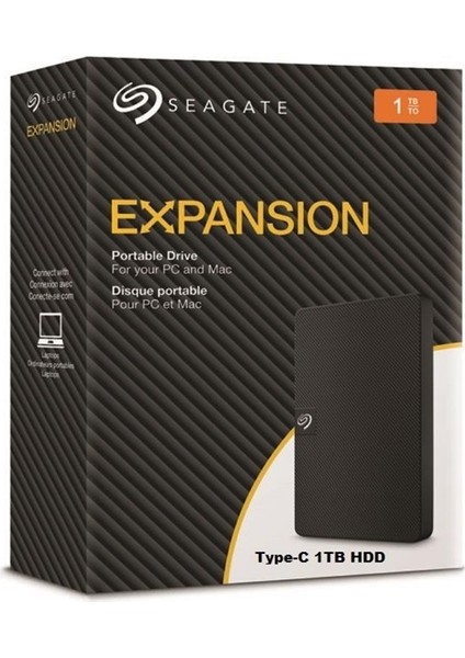 Seagate 1tb Expansion STKM1000400 USB 3.2 Type C 2.5" Siyah Harici Harddisk fiyatları