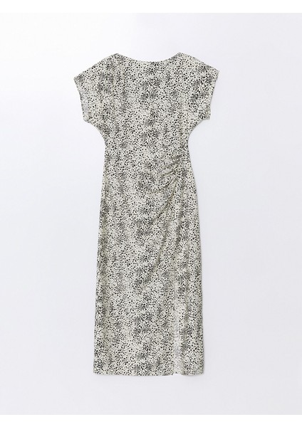 Yeni Sezon Bisiklet Yaka Desenli Elbise indirimleri