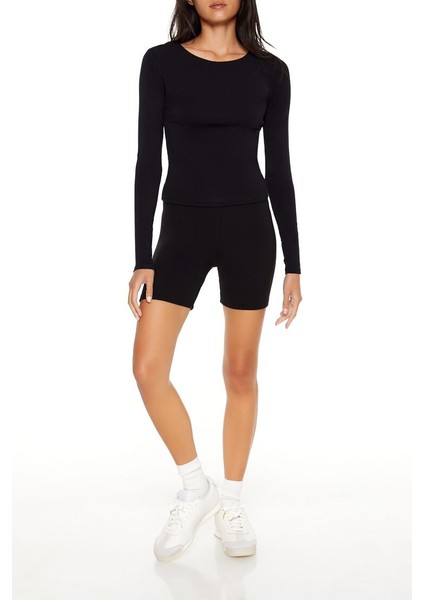 Uzun Kollu Yuvarlak Yaka Tişört fiyatları