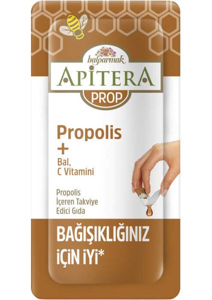 Prop Doğal Bal, C Vitamini ve 175 Mg Propolis Içeren Takviye Edici 7’li Saşe fırsatları