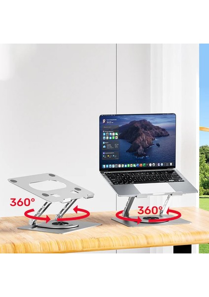Unıtek 360D Metal 10-16” Notebook Stand (OT180SL) fırsatları