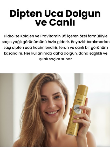 Sarı Saçlar Için Beyazlık Bırakmayan Hacim Veren Kuru Şampuan fırsatları