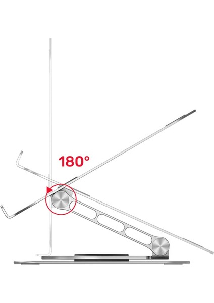 Unıtek 360D Metal 10-16” Notebook Stand (OT180SL)