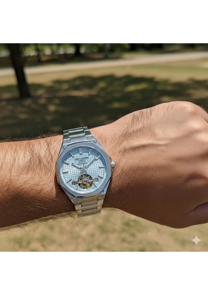 Erkek Kol Saati Gümüş Renk, Mavi Kadran - Otomatik, 2 Yıl Garantili modelleri