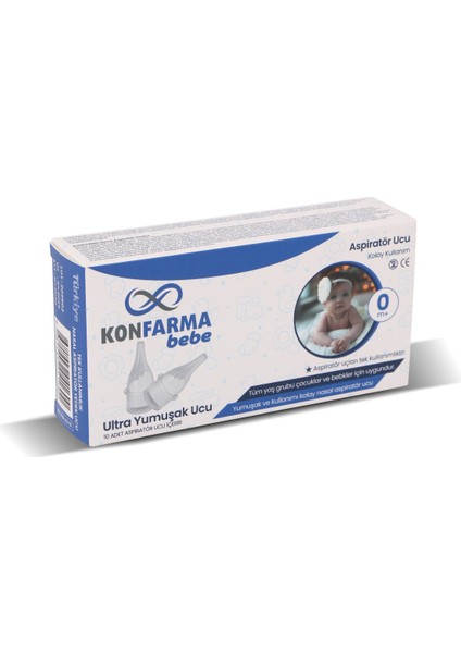 Bebe Burunaspiratör Yedek Ucu 1 Kutu (10 Adet)