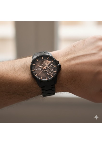Erkek Kol Saati Siyah Renk, Siyah Kadran - Şık Metal Kordon, 2 Yıl Garantili modelleri
