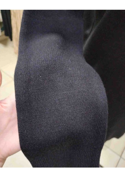 Kadın Siyah Fular Detaylı Akrilik Triko Elbise fırsatları