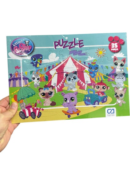 Iki Adet Little Pet Shop 35 Parça Puzzle