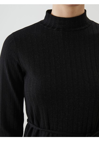 Yeni Sezon Dik Yaka Dokulu Kadın Tunik modelleri