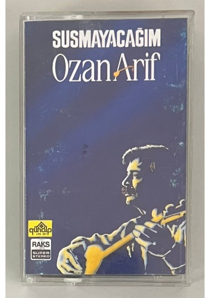 Ozan Arif Susmayacağım Kaset (Orijinal Dönem Kağıt Baskı Kaset)