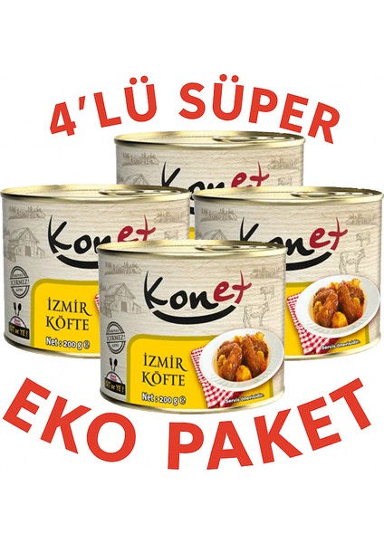 Izmir Köfte 4X200 gr Eko Paket