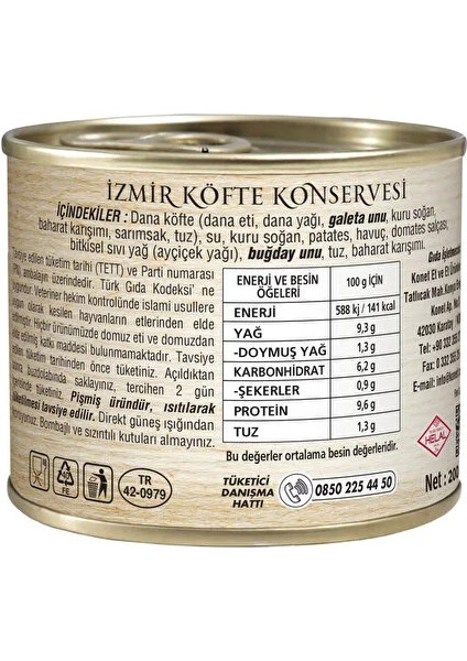 Izmir Köfte 4X200 gr Eko Paket modelleri