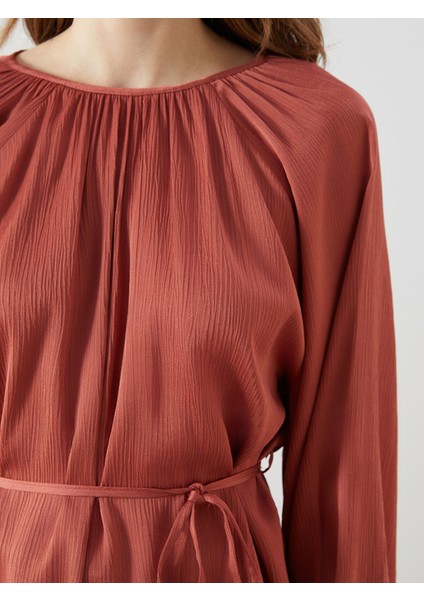 Yeni Sezon Bisiklet Yaka Dokulu Kadın Tunik indirimleri