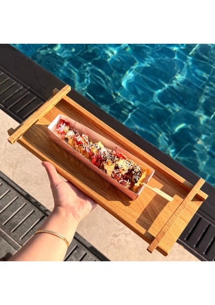 Masif Meşe Servis Tepsisi 17.40X40CM modelleri