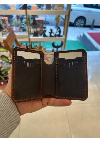 Tartus El Yapımı Hakiki Gerçek Deri Erkek Klasik Taba Renk Cüzdan fırsatları