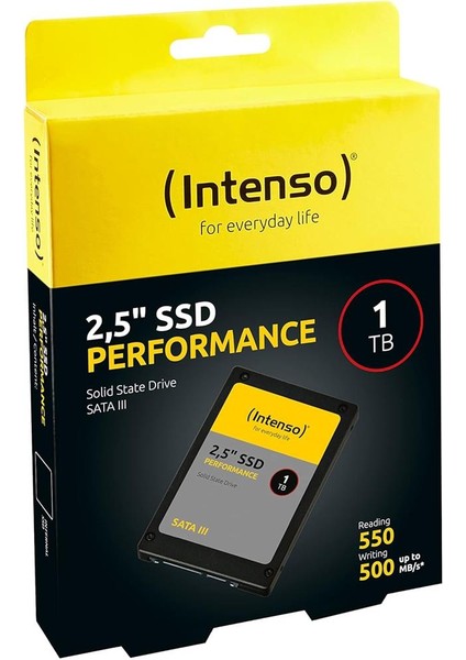 Intenso 1tb Performance 3814460 550-500 Mb-S 2.5" Sata3 SSD Disk fiyatları