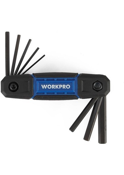 WP222028 8 Parça Cr-V Metrik Çakı Tipi Profesyonel Allen Anahtar Takımı fiyatları