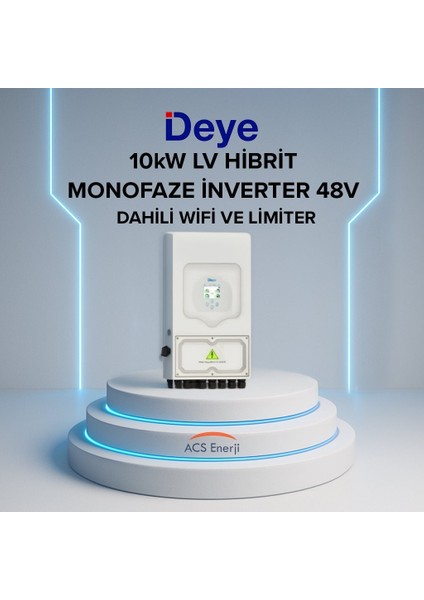 10KW Hibrit Monofaze Inverter Lv