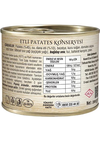 Etli Patates 4X200 gr Eko Paket modelleri