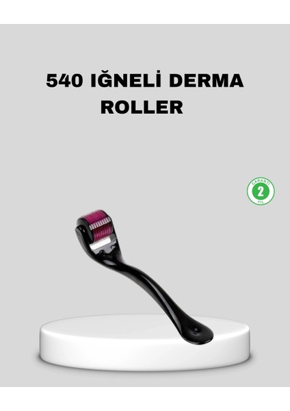 Derma Roller Titanyum Iğneli Cilt Yenileyici – Akne ve Kırışıklık Karşıtı