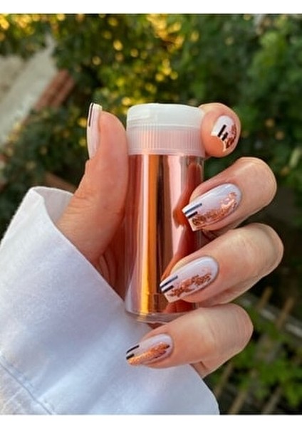 Tırnak Dövmesi Rose Renk