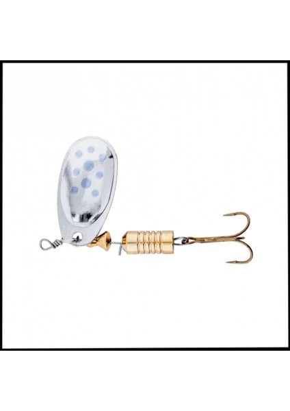 Uyguna-Yakala Gümüş Mavi- 5g -Alabalık/turna/levrek Olta Kaşığı Döner Kaşık -KAS.729