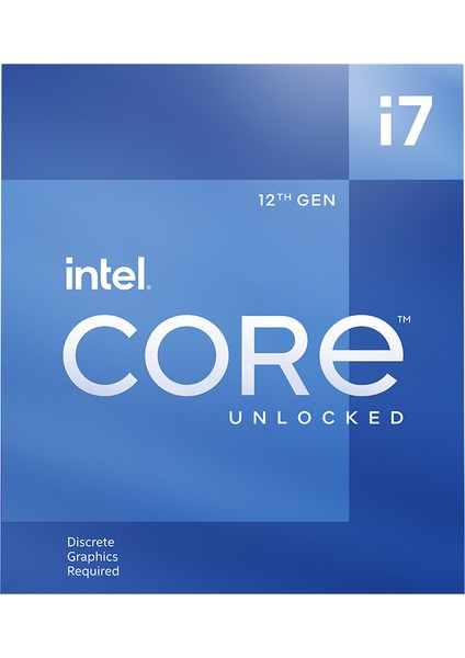 Intel Core I7-12700KF 3.60GHZ 25MB 1700P 12.nesil Fansız Box