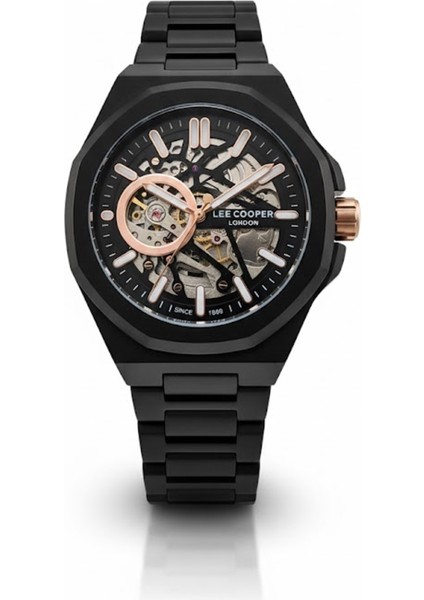 Erkek Kol Saati Siyah Renk, Siyah Kadran - Otomatik, 2 Yıl Garantili