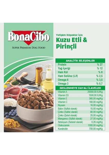 4 kg Adult Dog Lamb Rice Taze Kuzu Etli ve Pirinçli Yetişkin Köpek Maması fırsatları