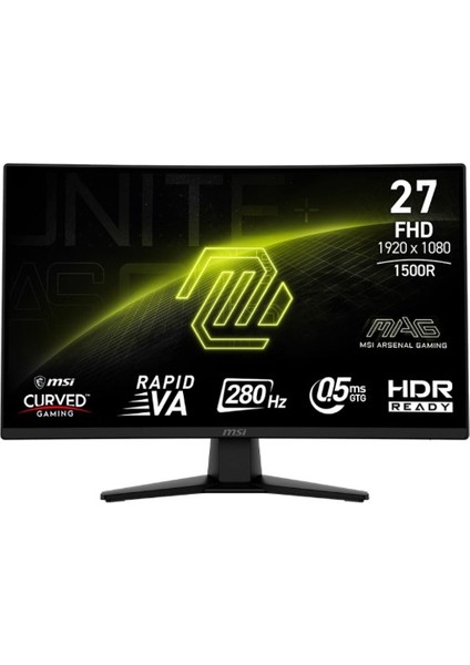 27 Msı Mag 274CXF 0.5ms 280HZ Adaptıvesync Fhd