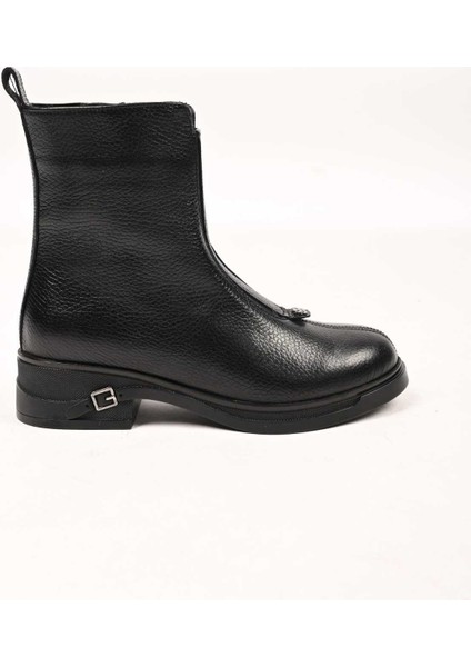 Bağcıksız Fermuarlı Termo Taban Hakiki Deri Casual Bot 335-662-17 Kadın Bot indirimleri