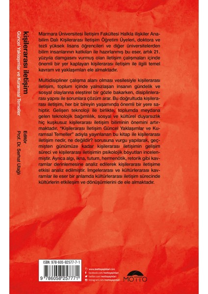 Kişilerarası İletişim - Serhat Ulağlı fiyatları