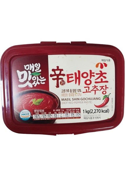 Gochujang Kore Acı Biber Salçası 1 kg Geleneksel Kore Mutfağı