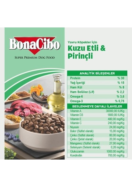 Puppy Lamb & Rice Kuzu Etli ve Pirinçli Yavru Köpek Maması 3 kg modelleri