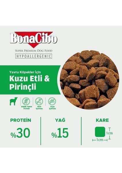 Puppy Lamb & Rice Kuzu Etli ve Pirinçli Yavru Köpek Maması 3 kg fırsatları